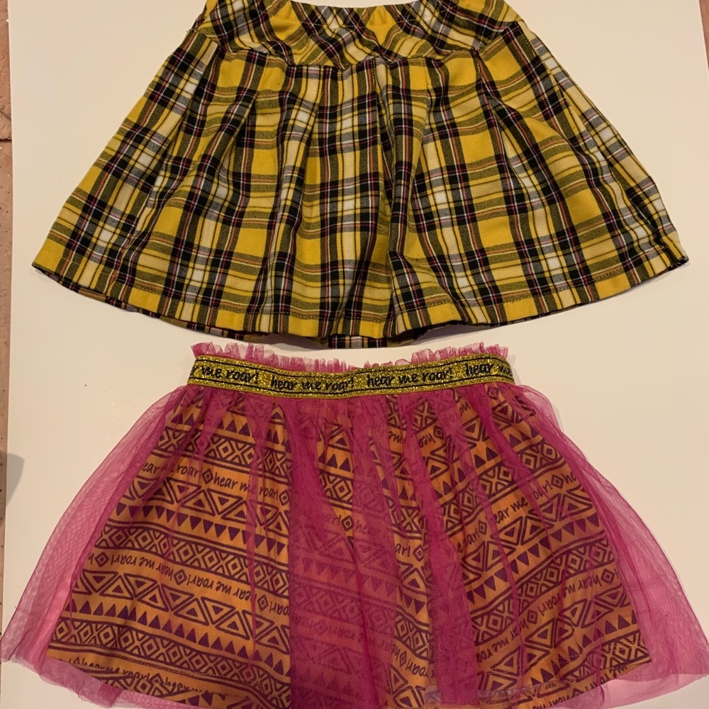 2 - 4T skirts..